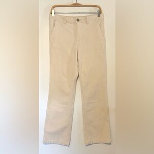 Kut from the Kloth High Rise Beige Corduroy Straight Leg Pants Women’s size 4 27